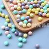 Accesorios de bricolaje Macaron Helado Color Fantasía Cuentas Color Sólido Perlado Tierra Cuentas Bolsa de Cuentas Cuentas Dispersas
