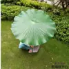 Folha de Lótus Atacado Dança Galho Longo com Haste Decoração de Folha de Lótus Adereços para Piscina Adereços de Performance Metabo Metabo