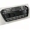 Adequado para Grade do Para-choque Dianteiro do Audi A4 S4 B9 2017-2019, Grade de Entrada de Ar Preto Brilhante