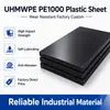 Lámina de Plástico UHMWPE PE1000 Resistente al Desgaste Personalizada de Fábrica