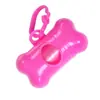 Dispensador de sacos para dejetos de animais de estimação, caixa de armazenamento de sacos para cocô de cachorro, dispensador de caixa de dejetos em formato de osso