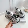 Zapatos de malla de papá de moda para niños 2026 otoño e invierno nuevos geniales retro para exteriores senderismo para niños
