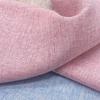 Tela Imitación Lino Poliéster Bicolor Primavera y Verano Lino Algodón Transpirable Precio Especial Tela para Sofá Equipaje Imitación Lino Tela para Ropa de Trabajo
