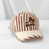Yiwu Sombreros al por mayor Gorras de béisbol a rayas de moda para niños y niñas Gorras sencillas para el sol para exteriores para bebés y niños pequeños
