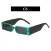 Moda Europeia e Americana Novos Óculos de Sol de Personalidade Armação Pequena Haste Larga Moderno Óculos de Sol para Fotografia de Rua Óculos de Sol Engraçados Transfronteiriços