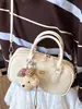 Bolsa de Bowling de Mano Estilo Simple y Dulce Nueva Colección Primavera 2026 Bolso Cruzado Casual de Moda Elegante de Alto Valor para Mujer