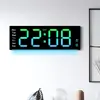 Nuevo Producto Reloj de Pared Creativo Pantalla Grande Simple Reloj LED Reloj de Sala de Estar Luz de Atmósfera Especial Reloj Multifuncional 6691R