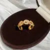 Anel Aberto Cruzado em Zircônia de Múltiplas Camadas, Anel Exquisito para Dedo Indicador Moda Retrô Europeia e Americana, Joias de Luxo Leve de Alta Qualidade Atacado