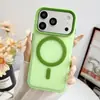 Funda magnética para teléfono de tres en uno IMD color caramelo, adecuada para Apple 17Promax, simple 16, moderna 11/12/13