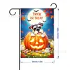 Nueva bandera de jardín de Halloween transfronteriza, bandera colgante divertida para decoración de fiesta de mascotas, bandera de jardín de 30*45 cm