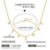 Europa Cruzada Comercio Electrónico Estilo INS Temperamento Acero de Titanio Incrustaciones de Pedrería Lujo Ligero Acero Inoxidable Chapado en Oro 18k Collar de Mariposa para Mujeres Venta al por Mayor