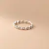 Anillo Ajustable de Cadena Vintage para Mujer, Diseño de Lujo Ligero de Nicho de Alta Gama, Anillo Abierto Minimalista y Versátil