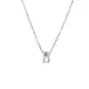 Collar de Acero de Titanio con Colgante Pequeño de Moda 26 Letras Inglesas Cadena para Clavícula Versátil Simple Exquisita Que No Se Desvanece Venta al por Mayor Transfronteriza