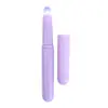 Pincel para Labios con Tapa, Cabeza Redonda Pequeña, Mini Pincel de Maquillaje Portátil de Cerdas Suaves, Pincel para Corrector, Lápiz Labial, Pincel para Labial
