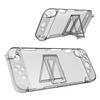 Capa de Cristal Dividida para Switch Oled Capa de Cristal para Switch Oled com Suporte Capa Protetora para Ns Oled