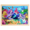 Puzzle de Madeira Amazon Transfronteiriço de 24 Peças Desenho Animado Infantil Conto de Fadas Puzzle de Madeira Plano Brinquedos Educacionais de Educação Infantil