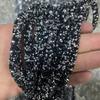 Tubo de strass de resina de 6 mm SS6 tubo de strass de fondo puntiagudo manguera con accesorios DIY tubo redondo hueco cuerda de tubo de colores AB