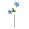 Pintura a Tinta Flor de Simulação Begônia de 2 Cabeças Flor Artificial Arranjo de Cena Decoração de Casa Arranjo de Flores Material de Flor DIY Venda Quente Transfronteiriça