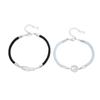 Pulsera para Pareja Feather You Accompany Moda Cuerda de Mano Trenzada Hombres y Mujeres Regalo para Pareja Moda Pulsera Creativa de Plumas