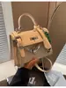 Bolsa Pequeña de Sentido Avanzado de Comercio Exterior para Multitud Reducida de Mujer Otoño e Invierno Versátil 2024 Nueva Moda Bolso Cruzado Portátil para Mujer Bolso Kelly
