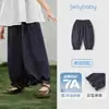 Calça Jeans Feminina 2026 Verão Novo Estilo Crianças Maiores Moda Verão Calça Lavada Infantil Respirável Calça Longa para Bebê Menina