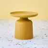 Mesa de centro redonda nórdica para casa estilo celebridade da internet ins mesa de chá para apartamento pequeno mesa lateral criativa para sala de estar mesa para varanda externa
