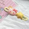 Horquilla ovalada con forma de estrella de Hello Kitty, adorable y dulce niña, con diseño de gato de dibujos animados, accesorios para el cabello para mujer, tocados.
