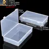 Caja de plástico transparente para accesorios de somier, caja de almacenamiento para piezas de baterías, caja de clasificación de herramientas