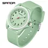 Sanda Comercio Exterior Transfronterizo Casual Reloj de Cuarzo Estudiante de Secundaria Examen Reloj Silencioso Reloj Digital Simple Venta al por Mayor