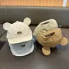 Chapéu Infantil Ursinho Primavera e Outono Boné de Beisebol Versátil Boné de Beisebol Bordado para Bebê Meninos e Meninas Chapéu de Sol Fino de Verão