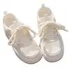Tênis Brancos para Mulheres, Tendência Nova Primavera e Verão 2026, Sapatos Versáteis Chiques, Tênis Casuais, Tênis Esportivos de Solado Grosso