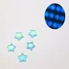 Celebridad de Internet Arte de Uñas Joyería Luminosa Estrellas Luna Estrella de Cinco Puntas Hielo Fluorescente Transparente Diamante para Uñas Decoración de Cielo Estrellado Accesorios DIY