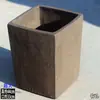 Vasos de Cerâmica para Horta sem Esmalte, Vasos Extra Grandes para Plantio de Árvores em Varandas, Caixas Quadradas de Cerâmica Escovada para Plantio de Vegetais