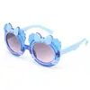 Novos óculos de sol infantis com design de borboleta de desenho animado, óculos de sol da moda com proteção solar para o verão para meninas, óculos de sol fofos para proteção solar de bebês e crianças