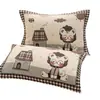 Funda de Almohada Estilo Nuevo 100% Algodón Color Maillard Lujo Accesible Normcore Ojo Grande Funda de Almohada de Gasa de Algodón Funda de Almohada de Dibujos Animados para Adultos