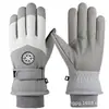 Guantes de Esquí de Invierno Pantalla Táctil para Hombres y Mujeres Cálidos Engrosados para Montar Tela Impermeable Cortavientos Resistentes al Frío Antideslizantes Guantes para Exteriores