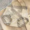 Calzones de Algodón Puro para Mujer con Entrepierna Extendida, 10A Antibacterianos, de Cintura Alta, Tallas Grandes, Adecuados para Mujeres de Tallas Grandes, Estilo Lindo, Bikini Triángulo