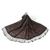 Exportación Chal Jacquard Vintage Paisley con Borlas Bufanda Larga para Mujer Pañuelo para la Cabeza Versátil Nuevo Primavera y Otoño Algodón