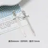 Gótico Retrô Coração Irregular Cruz Prata Antiga Coleção Pingente DIY Pulseira Feita à Mão Colar Pingente Acessórios Material