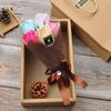 Regalo Día de la Madre Caja de Regalo Flor de Jabón Rosa Clavel Flor Eterna Regalo de Cumpleaños Regalo Pequeño Venta al por Mayor de Regalos