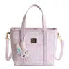Bolso Cubo Femenino Estilo Coreano para Mujer 2026 Primavera/Verano Nuevo Lindo Estampado de Dibujos Animados Bolso de Mano Versátil Bolso Cesta