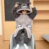 Pijama de Otoño e Invierno para Niños Bata de Baño Espesa de Coralina Franela Extra Larga Pijama de Bebé Pijama de Niño