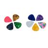 Púa de guitarra para ukelele, púa de celuloide, 0,46, 0,71 y 0,96 pulgadas, punto de extracción de púa de guitarra