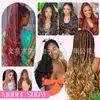 Trenzas Croché French Curl de 24 pulgadas Trenzas Afro Rizadas Extensiones de Cabello de Fibra Sintética
