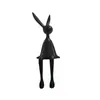 Figura de Conejo Sentado para Entrada de Sala de Estar, Pared de Fondo de TV, Aparador de Vinos, Decoración Minimalista Moderna Italiana de Lujo