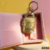 2026 Charm de bolsa "Cubo de Dinero" de oro puro 999, una cadena para teléfono móvil que lo cura todo, un regalo para una mejor amiga