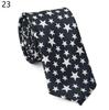 Estilo britânico coreano moda casual 5CM moderno masculino feminino estudante fino gravata estreita xadrez bolinhas listradas impressão