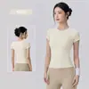Top deportivo de una pieza sin costuras para mujer, de canalé, con doble C, ajustado, para yoga, Pilates, deportes y fitness