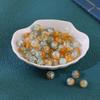 10MM alto jade branco vidro rachado estilhaçado contas pipoca diy feito à mão caseiro pulseira colar vídeo material acessórios