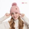 Gorro de punto de invierno para hombre, forro polar, lana fría, cálido, de moda, gorro de punto de invierno europeo y americano